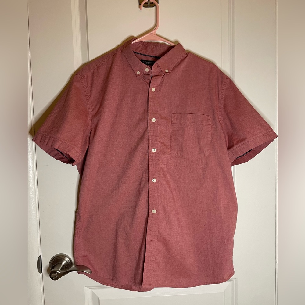 Banana Republic Men's Short Sleeve Button-down